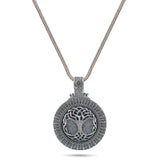 Tree of Life Sterling Silver Pendant – Norse Symbol of Balance - Dagger Forge