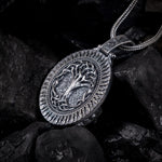 Tree of Life Sterling Silver Pendant – Norse Symbol of Balance - Dagger Forge