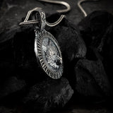 Wolf of the Sun Sterling Silver Pendant