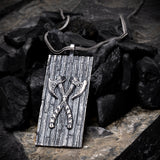 The Viking Axes Pendant - Warrior's Strength Medallion